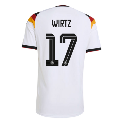 Játékos Verzió WIRTZ #17 Germany Otthon Mez 2026 Fehér