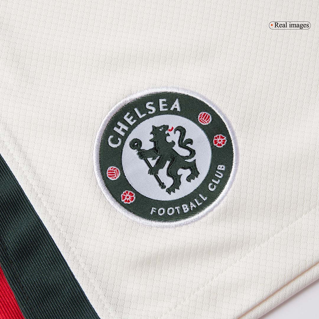 Chelsea Idegenbeli Soccer Rövidnadrág 25/26 Fehér