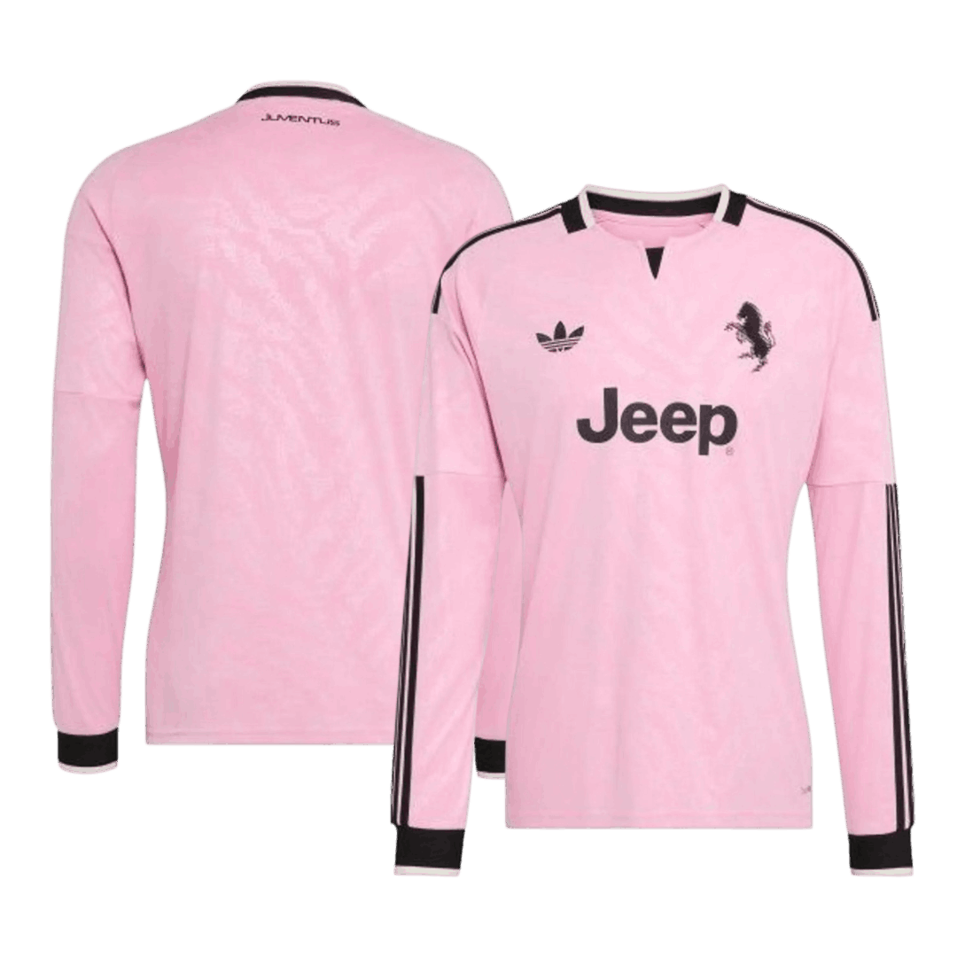 Juventus Idegenbeli Hosszú Ujjú Mez 2026/27 Rózsaszín