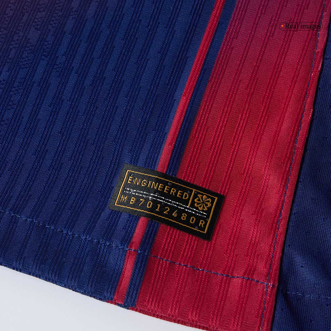 Hiteles Barcelona Otthon Soccer Mez 2025/26 Piros&Kék