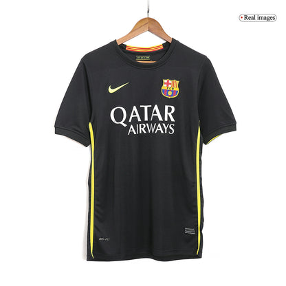 Barcelona Idegenbeli Harmadik Retro Futball Mez 2013/14 Fekete