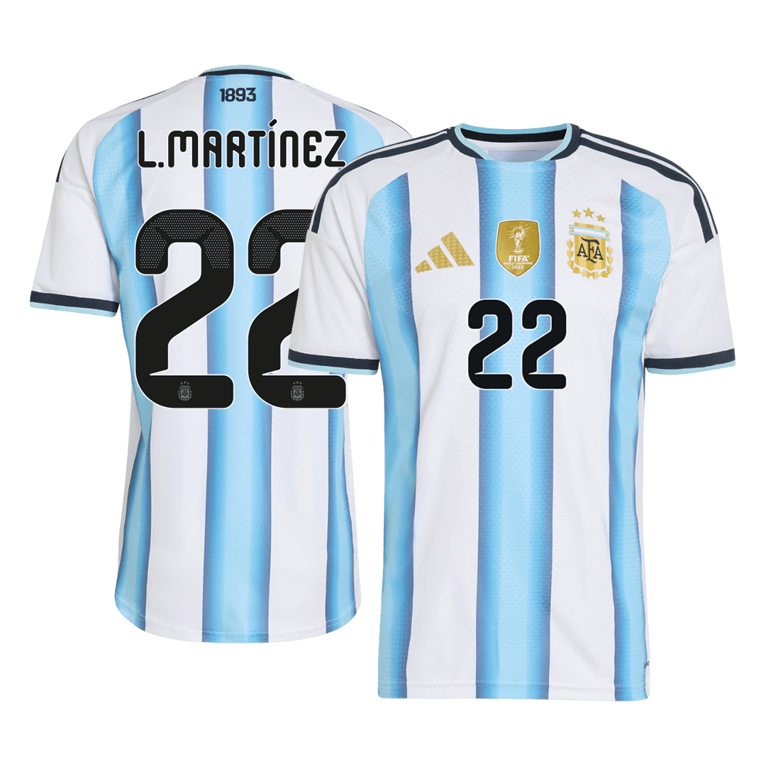 L.MARTÍNEZ #22 Argentina Játékos Verzió Hazai World Cup Mez 2026
