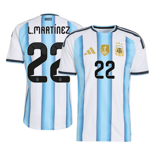 L.MARTÍNEZ #22 Argentina Játékos Verzió Hazai World Cup Mez 2026