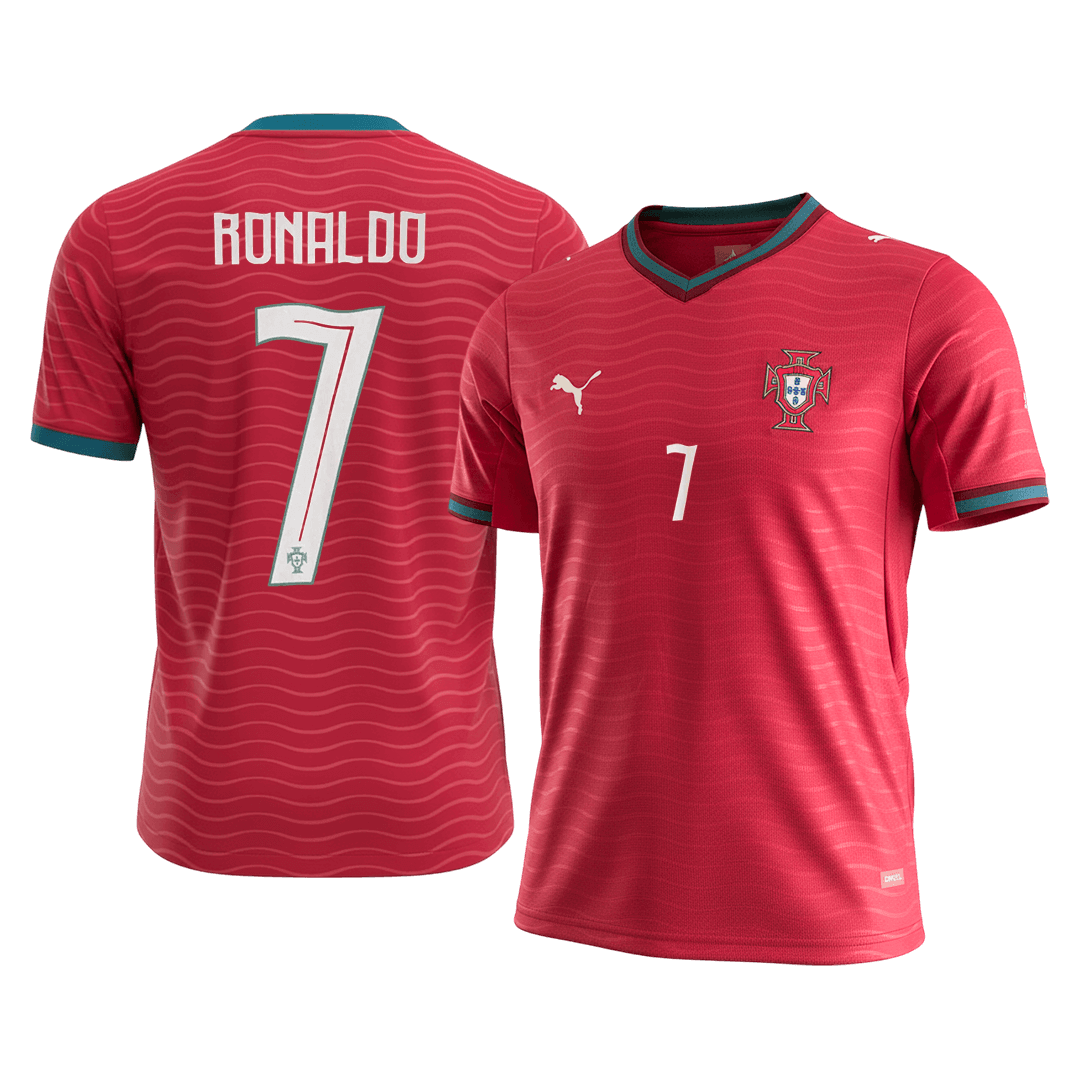 RONALDO #7 Portugal Hazai Mez 2026 Piros