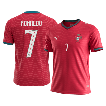 RONALDO #7 Portugal Hazai Mez 2026 Piros