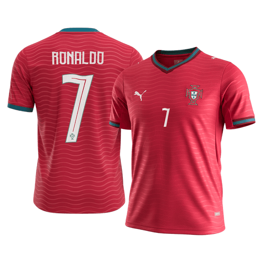 RONALDO #7 Portugal Hazai Mez 2026 Piros