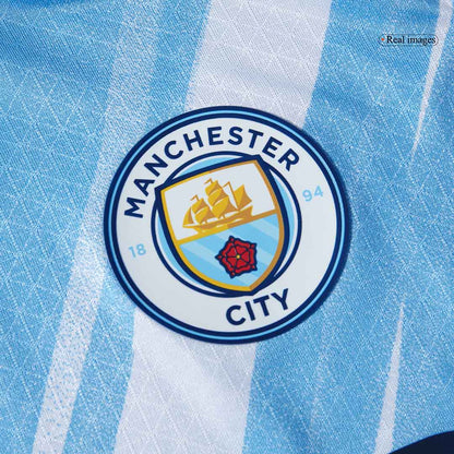 Manchester City Játékos Otthon Mez 2025/26 Kék