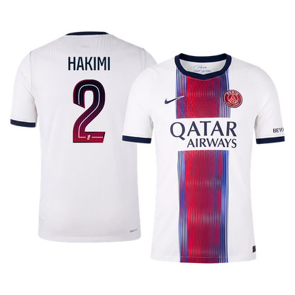 HAKIMI #2 PSG Játékos Verzió Idegenbeli Mez 2026/27 Fehér