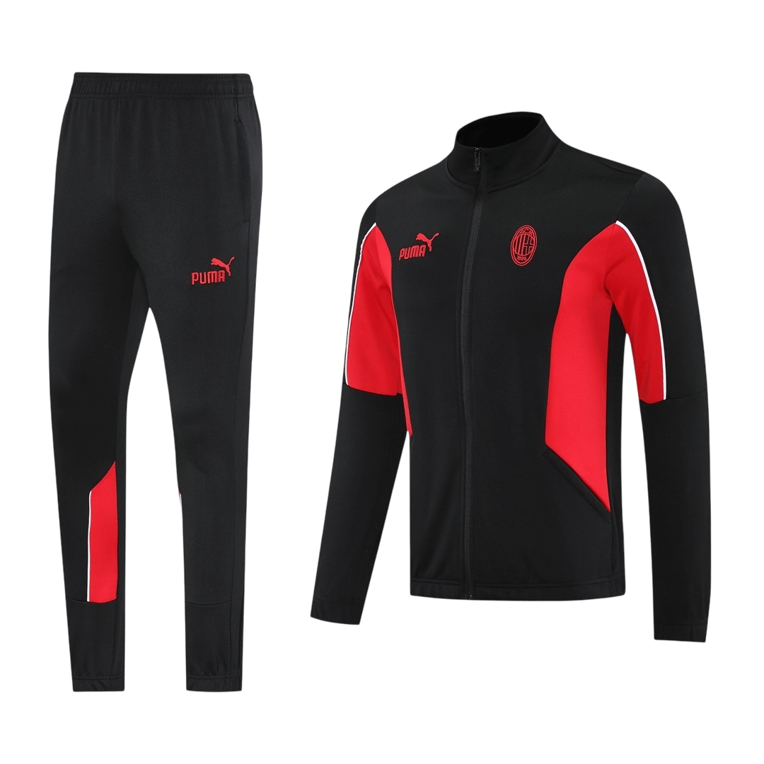 AC Milan Edzés Kabát Szett (Dzseki+Nadrág) Dzseki 2025/26 Fekete