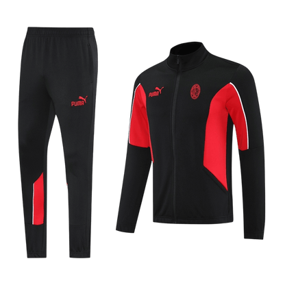 AC Milan Edzés Kabát Szett (Dzseki+Nadrág) Dzseki 2025/26 Fekete