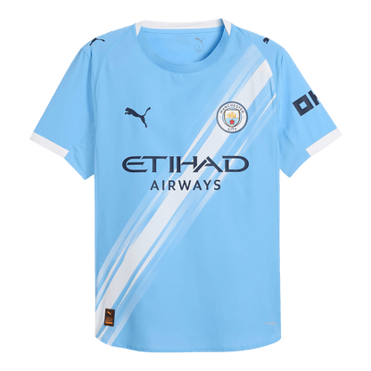 Manchester City Játékos Otthon Mez 2025/26 Kék