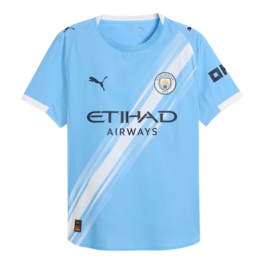 Manchester City Játékos Otthon Mez 2025/26 Kék