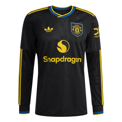 Manchester United Idegen Harmadik Hosszú Ujjú 2025/26 Fekete