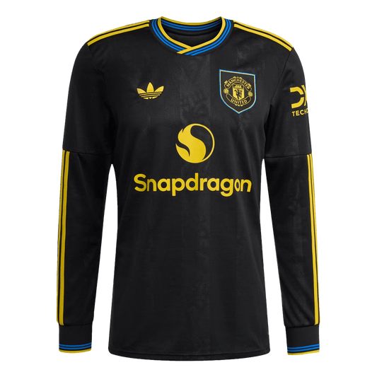 Manchester United Idegen Harmadik Hosszú Ujjú 2025/26 Fekete