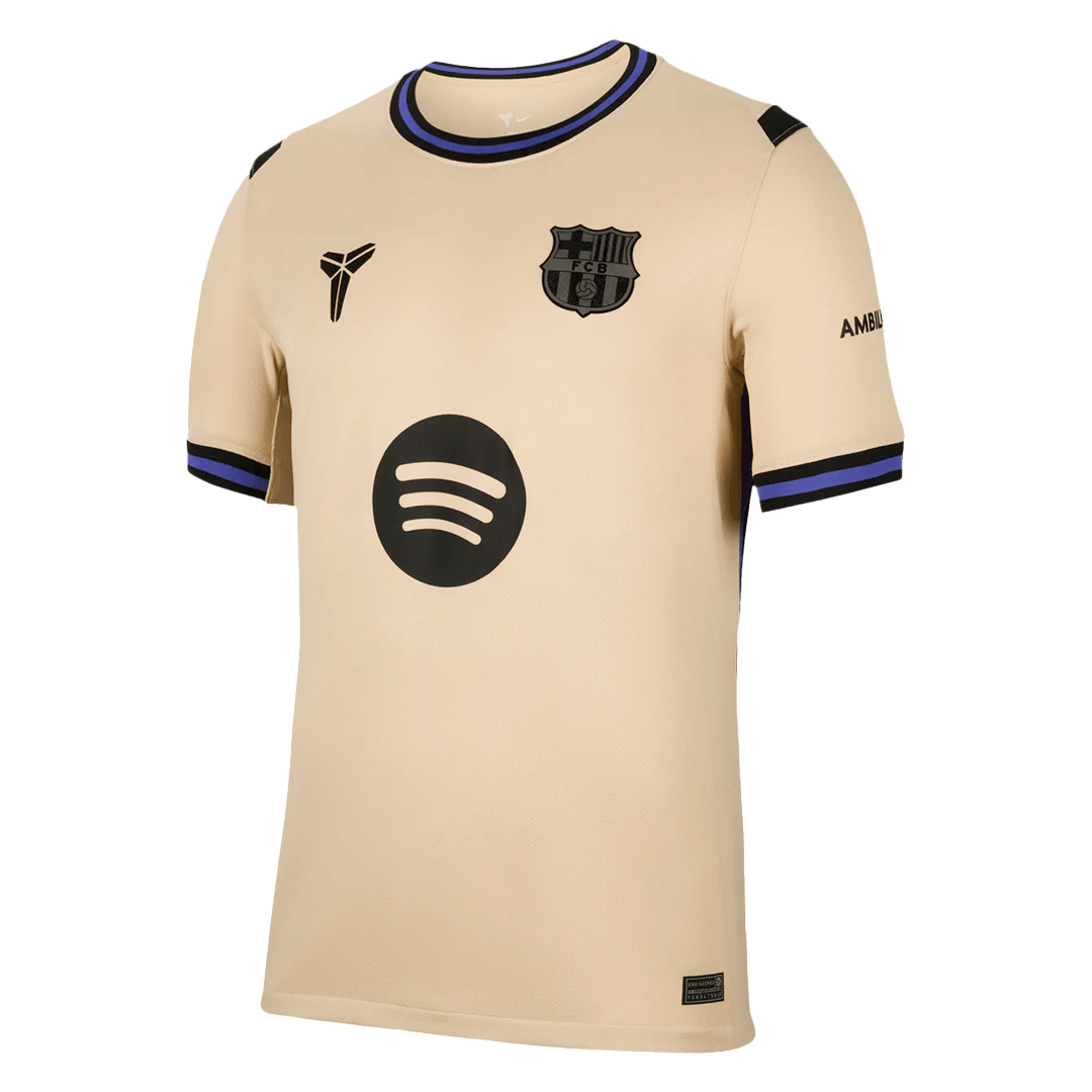 LAMINE YAMAL #10 Barcelona Idegenbeli Soccer Mez 2025/26 Sárga - UCL