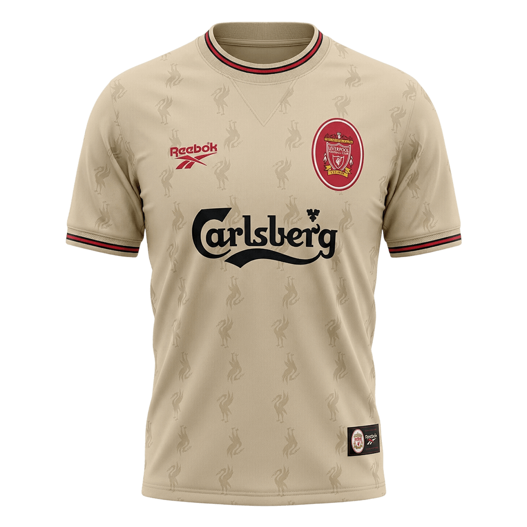 Liverpool Idegenbeli Retro Futball Mez 1996/97 Sárga
