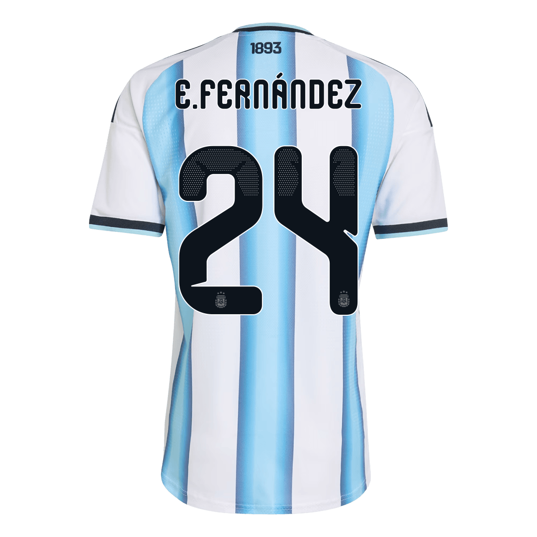 E. FERNÁNDEZ #24 Argentina Játékos Verzió Hazai Mez Világbajnoki 2026