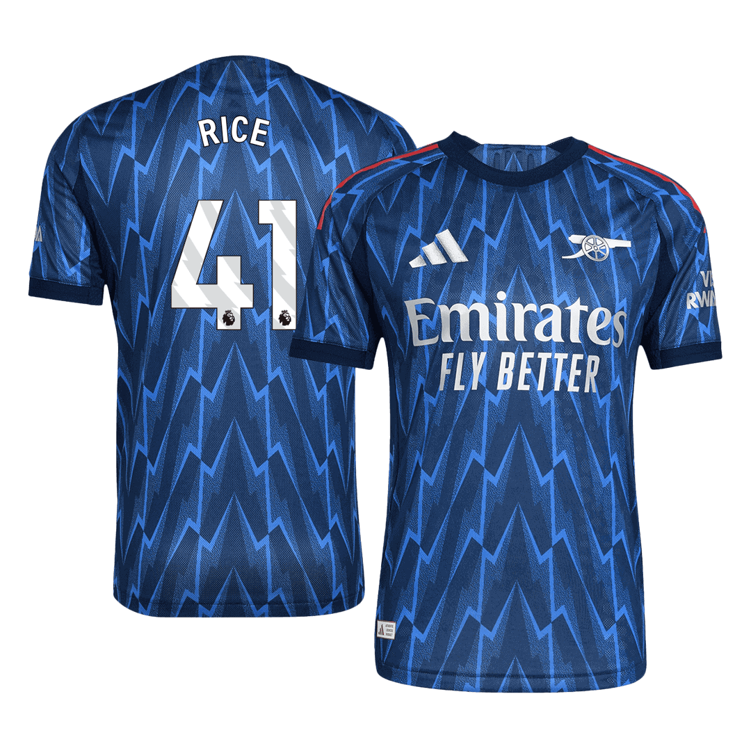 RICE #41 Arsenal Játékos Idegenbeli Mez 2025/26 Kék