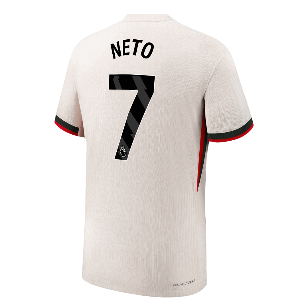 NETO #7 Chelsea Játékos Idegenbeli Mez 2025/26 Fehér