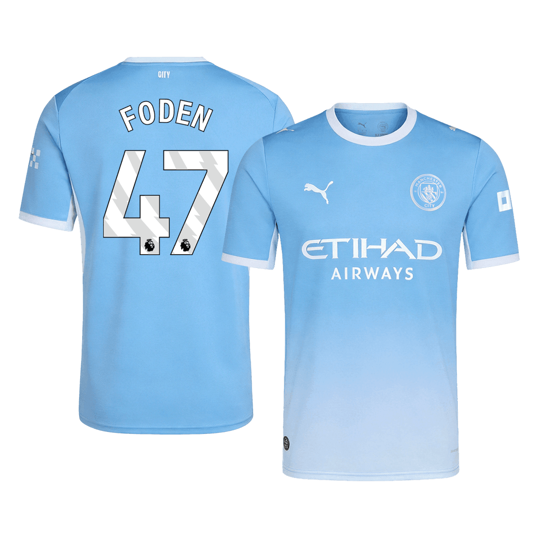 FODEN #47 Manchester City Hazai Mez 2026/27 Kék
