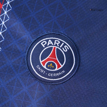 Gyerekek PSG Otthon Soccer Mez Készlet(Mez+Rövidnadrág) 2025/26 Haditengerészet
