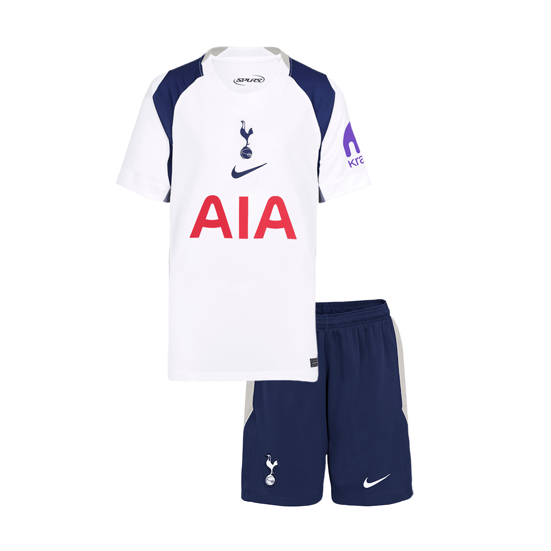 Tottenham Hotspur Gyerek Otthoni Mez Készlet(Mez+Nadrág) 2025/26 Fehér