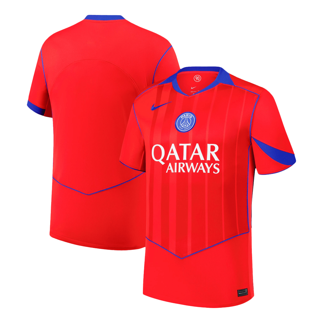 PSG Idegenbeli Harmadik Mez Szett (Mez+Nadrág+Zokni) 2025/26 Piros