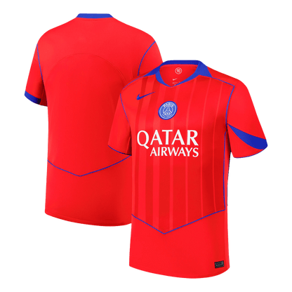 PSG Idegenbeli Harmadik Mez Szett (Mez+Nadrág+Zokni) 2025/26 Piros