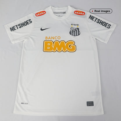 Santos FC Otthon Retro Futball Mez 2011/12 Fehér