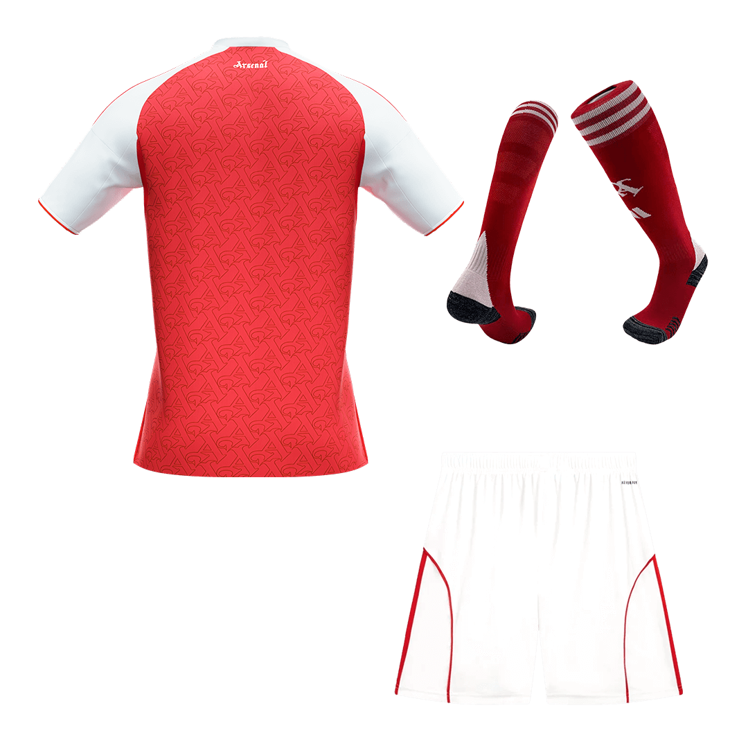 Arsenal Otthon Mez Szett (Mez + Nadrág + Zokni) 2025/26-Piros