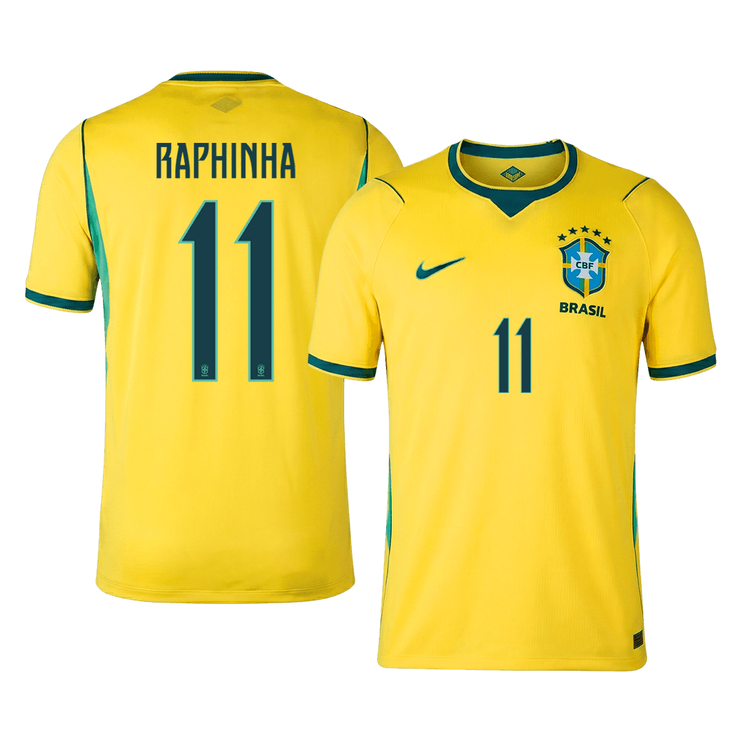 RAPHINHA #11 Brazil Hazai Mez 2026 Sárga
