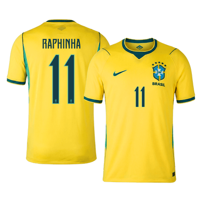 RAPHINHA #11 Brazil Hazai Mez 2026 Sárga