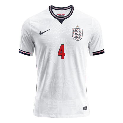 RICE #4 England Játékos Verzió Hazai Világbajnoki Mez 2026 Fehér
