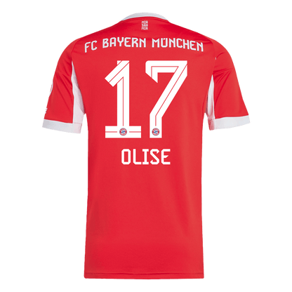 OLISE #17 Bayern Munich Otthon Mez 2025/26 Piros