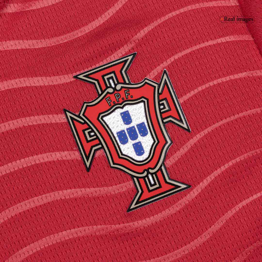 Portugal B. FERNANDES #8 Gyerek Hazai Világbajnokság Mez Készlet(Mez+Nadrág) 2026 Piros