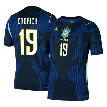ENDRICK #19 Brazil Játékos Verzió Idegenbeli Mez Világbajnoki 2026