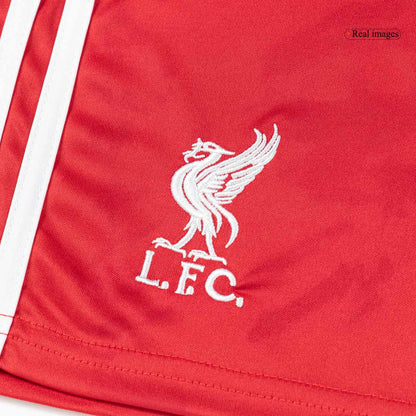 Gyerekek Liverpool Otthon Soccer Mez Készlet(Mez+Rövidnadrág) 25/26 Piros