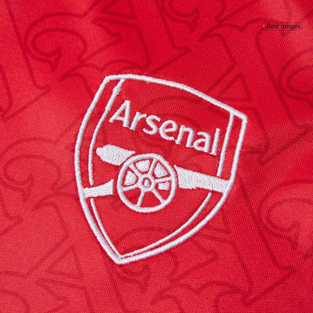 Női Arsenal Otthoni Soccer Mez 2025/26 Piros