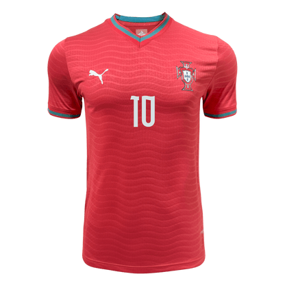 BERNARDO #10 Portugal Játékos Verzió Hazai Mez World Cup 2026 Piros