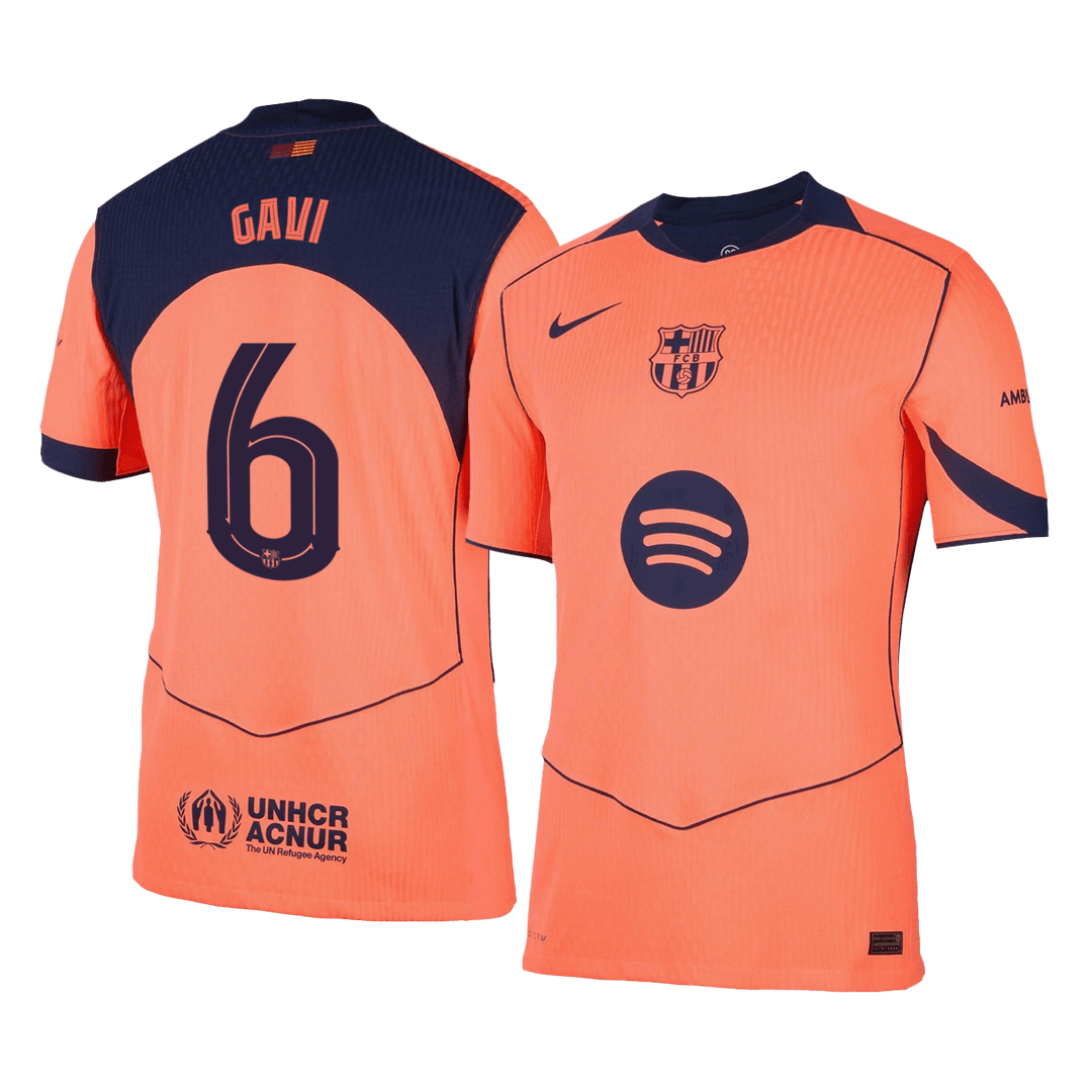 GAVI #6 Barcelona Játékos Idegenbeli Harmadik Mez 2025/26