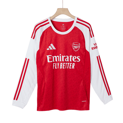 Arsenal Otthoni Hosszú Ujjú Soccer Mez 2025/26 Piros