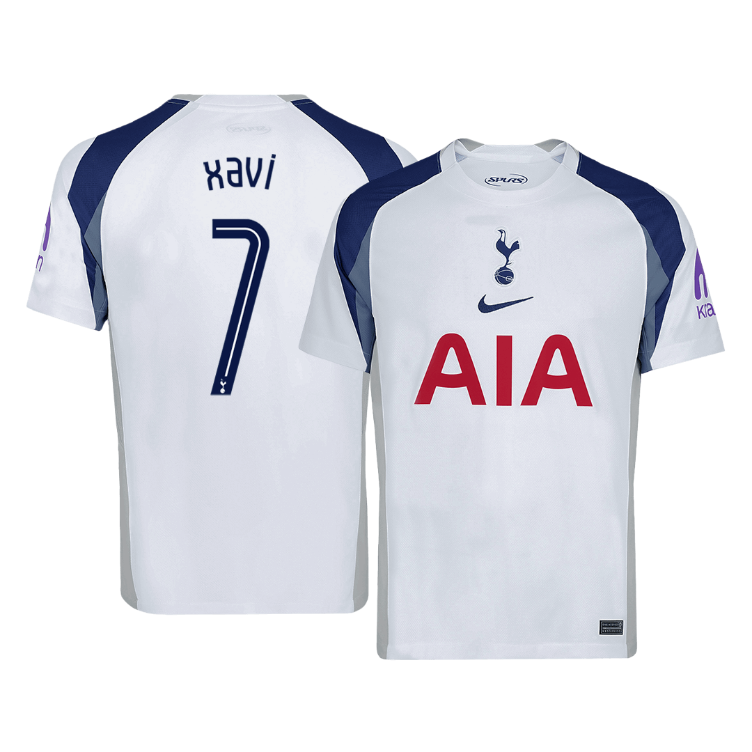 XAVI #7 Tottenham Hotspur 
Otthon 
 Futball Mez 
2025/26 
 Fehér 
 
 
- UCL