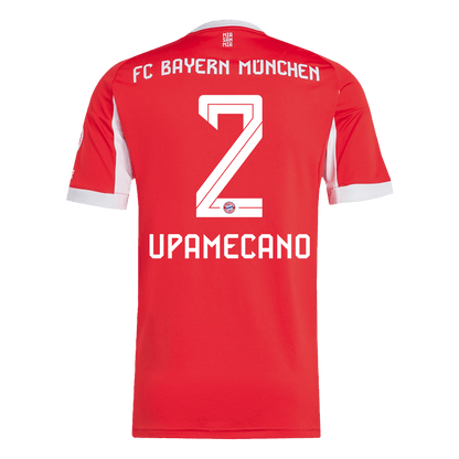UPAMECANO #2 Bayern Munich Otthon Mez 2025/26 Piros