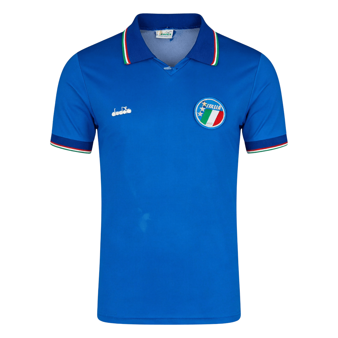 Italy Hazai Retro Futball Mez 1990 Kék