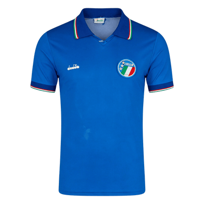 Italy Hazai Retro Futball Mez 1990 Kék