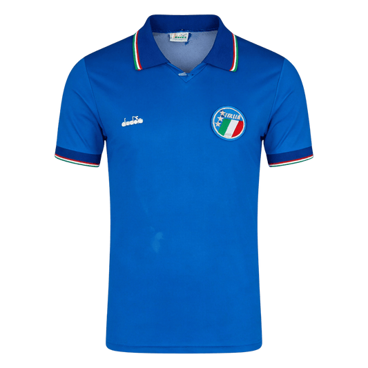 Italy Hazai Retro Futball Mez 1990 Kék