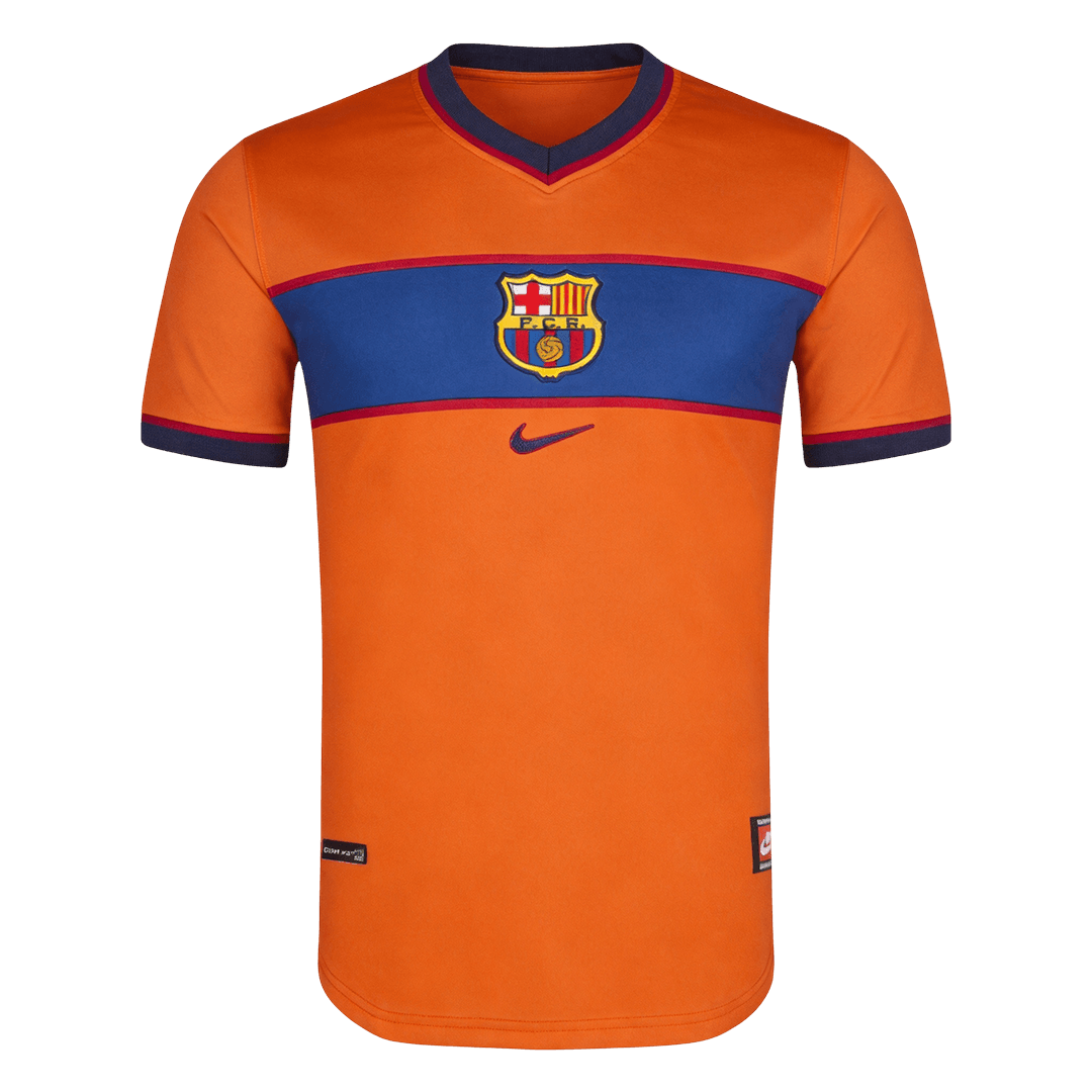 Barcelona Harmadik Retro Futball Mez 1998/99 Narancs