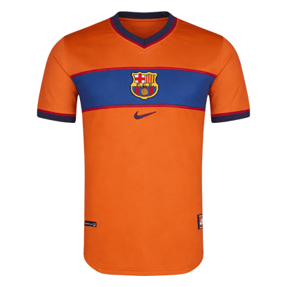 Barcelona Harmadik Retro Futball Mez 1998/99 Narancs