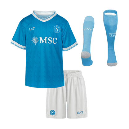 Napoli Gyerek Hazai Mez Készlet(Mez+Nadrág+Zokni) 2025/26 Kék