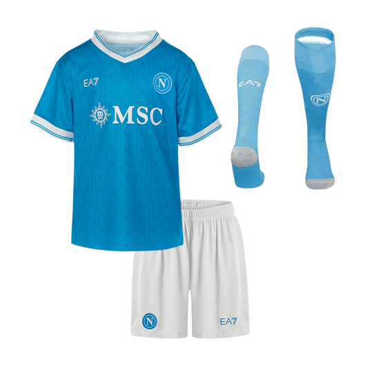 Napoli Gyerek Hazai Mez Készlet(Mez+Nadrág+Zokni) 2025/26 Kék